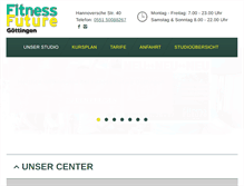Tablet Screenshot of fitness-future-goettingen.de